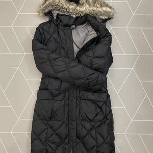North Face long puffer winter coat